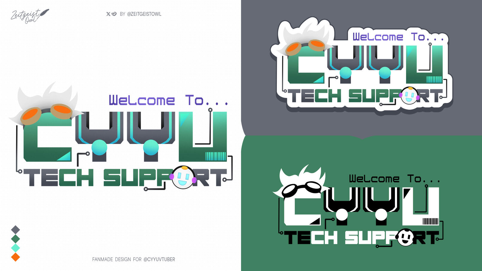 CyYu (Tech Support) Logo Showcase CyYu (Tech Support) Logo Showcase